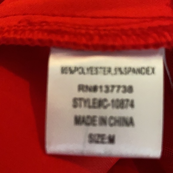 Lulu’s Determination Red Sheer Mesh Skater Dress M - Picture 13 of 16